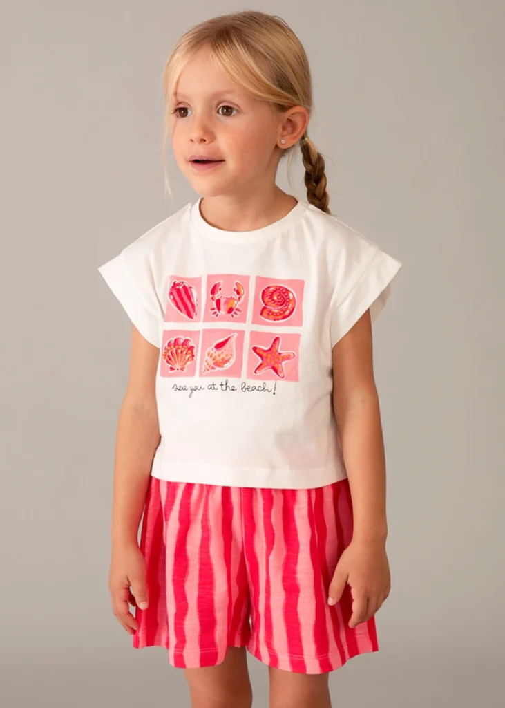 mayoral Σετ σορτς φουτερ 26 3234 81 Λιλά