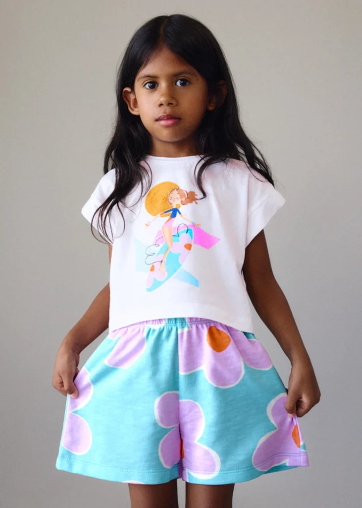 mayoral Σετ σορτς φουτερ 26 3234 81 Λιλά