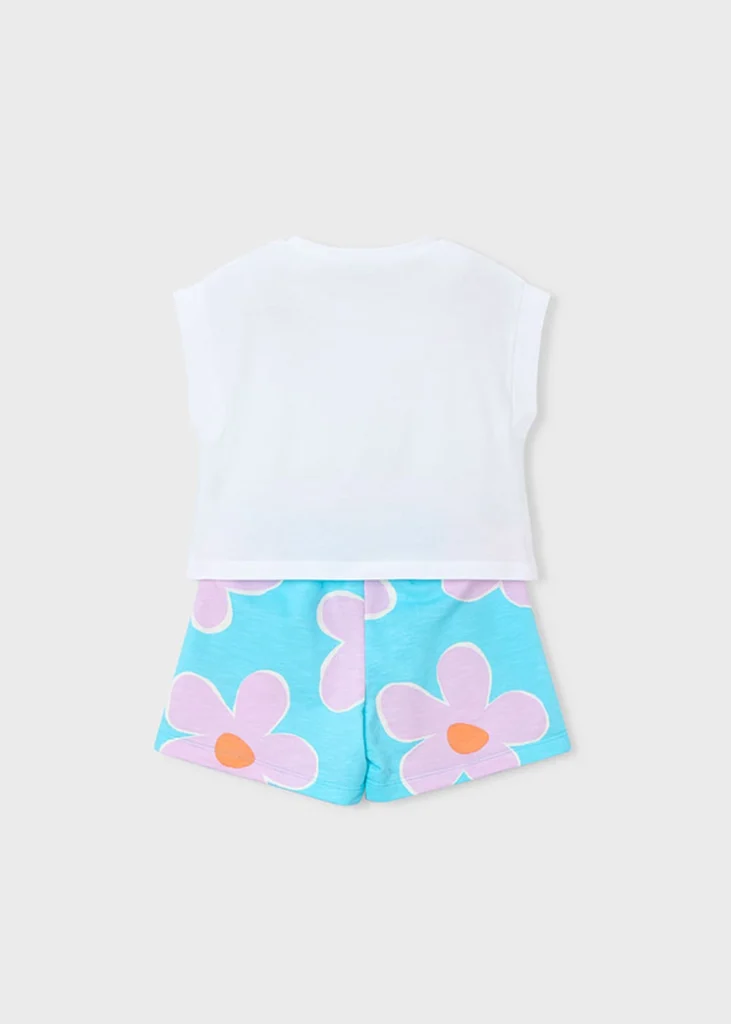 mayoral Σετ σορτς φουτερ 26 3234 81 Λιλά