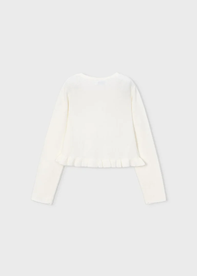 mayoral Ζακετα πλεκτη 26 3383 94 Λευκό