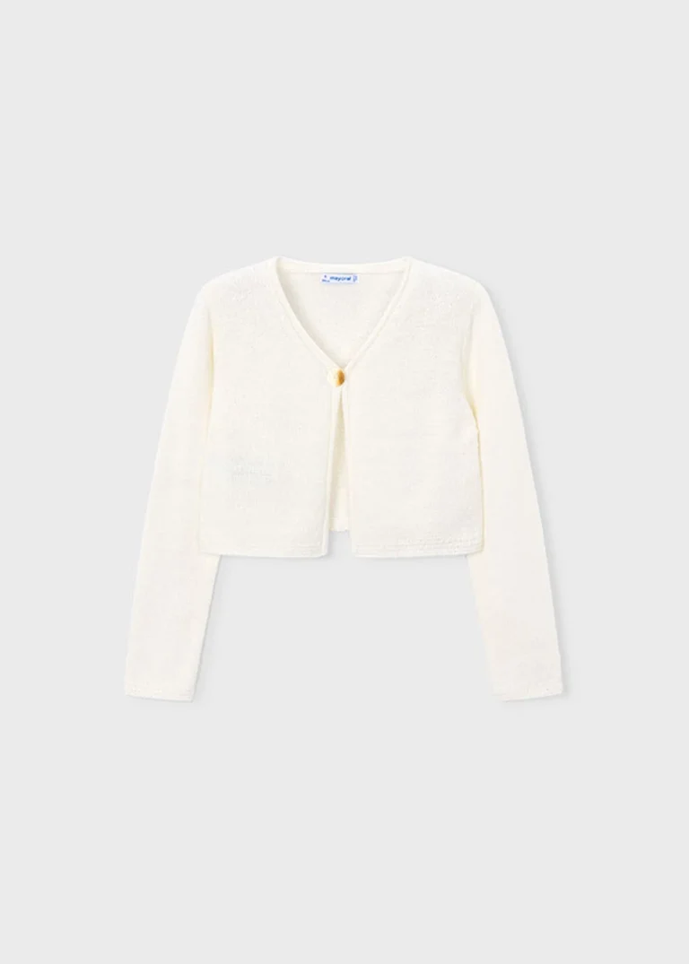 mayoral Ζακετα πλεκτη ρουστικ 26 3384 12 Εκρού