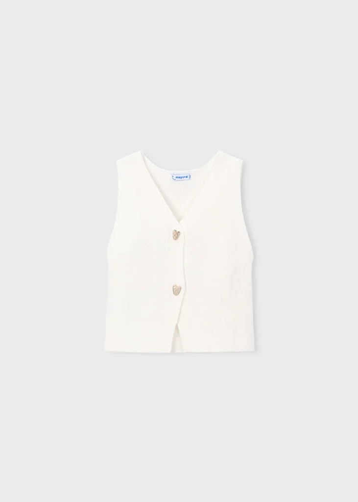 mayoral Γιλεκο πλεκτο 26 3385 84 Βανίλια