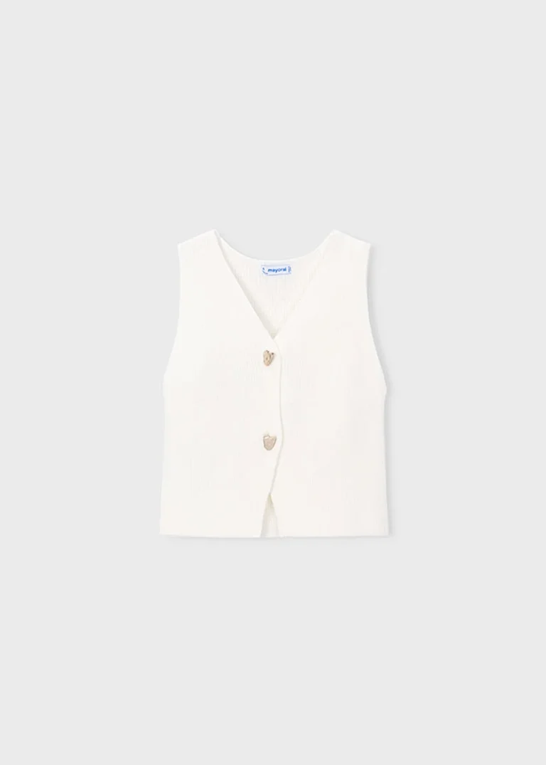 mayoral Γιλεκο πλεκτο 26 3385 84 Βανίλια
