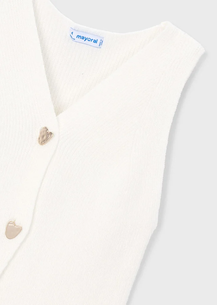 mayoral Γιλεκο πλεκτο 26 3385 84 Βανίλια