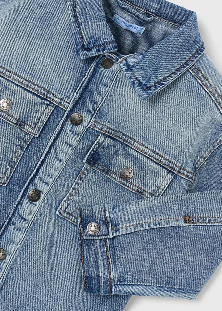 mayoral Τζακετ denim 26 3439 5 Πετροπλυμένο Τζιν