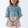 mayoral Τζακετ denim 26 3454 55 Πετροπλυμένο Τζιν