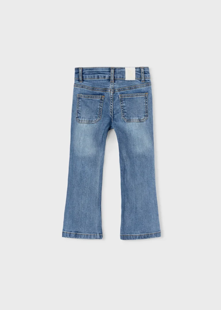 mayoral Παντελ denim καμπανα χαμηλ με 26 3586 26 Πετροπλυμένο Τζιν