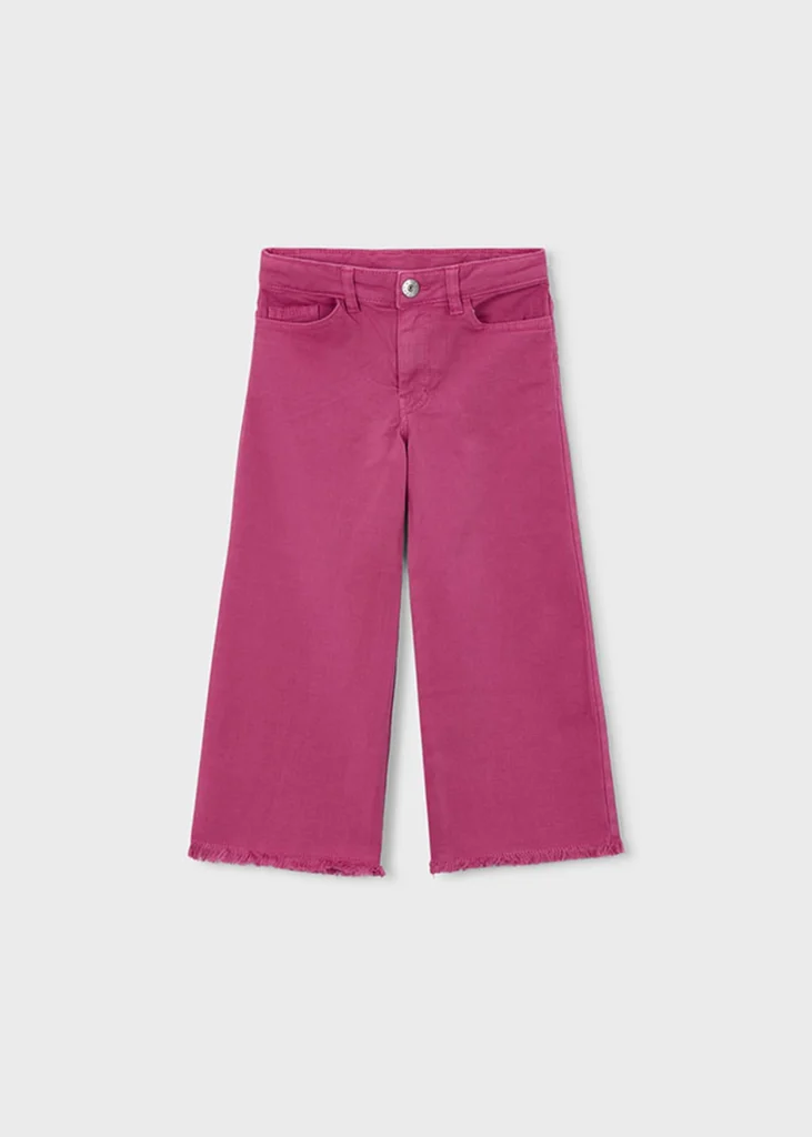 mayoral Παντελονι καπαρντινε wide leg 26 3588 26 Ροδοπέταλο