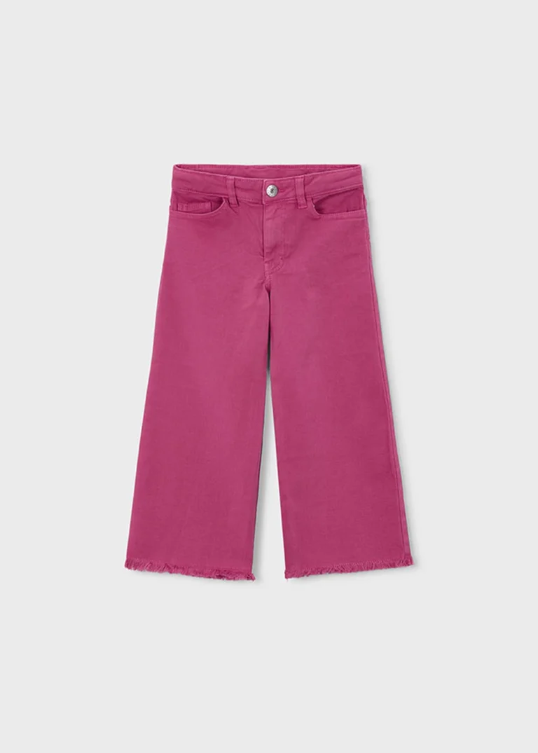 mayoral Παντελονι καπαρντινε wide leg 26 3588 26 Ροδοπέταλο