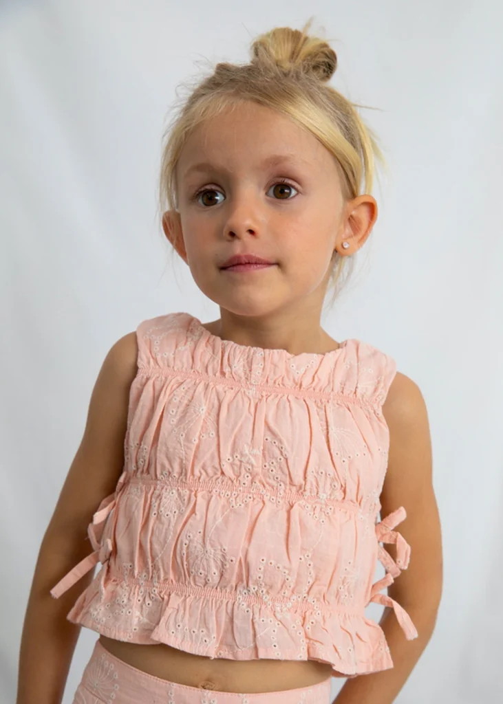 mayoral Σετ πανετλονι μακρυ κεντητο 26 3592 77 Ροζ απαλό