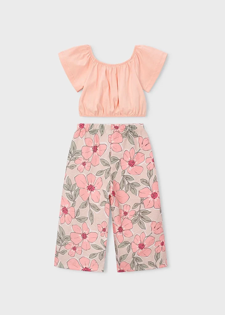 mayoral Σετ παντελονι μακρυ Σταμπωτό 26 3597 70 Πρασινομπλέ