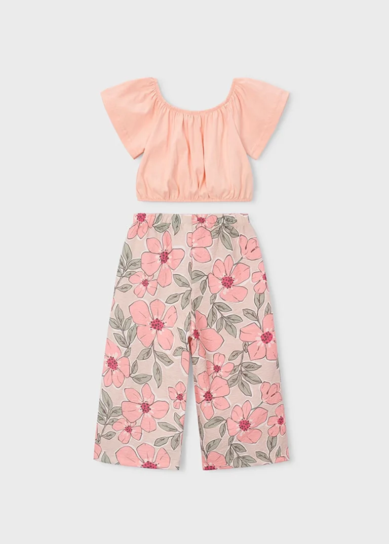 mayoral Σετ παντελονι μακρυ Σταμπωτό 26 3597 70 Πρασινομπλέ