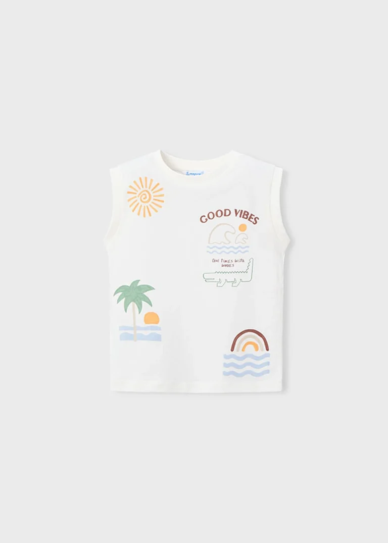 mayoral Σετ μακο κοντομανικο τιραντες 26 3603 27 Μπεζ / Ροδακινί