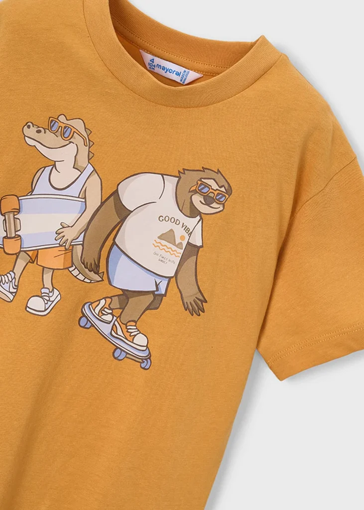 mayoral Σετ μακο 2 μπλουζες 26 3609 56 Πράσινο