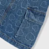 mayoral Φουστα σαλοπετα denim φαρδια 26 3910 78 Καρδιά