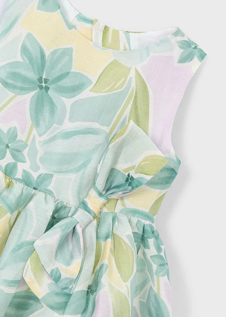 mayoral Φορεμα με σταμπες 26 3913 77 Ροζ απαλό