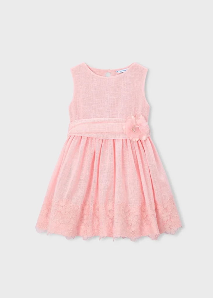 mayoral Φορεμα 26 3914 43 Ροζ απαλό