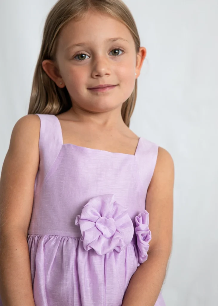 mayoral Φορεμα λινο 26 3916 75 Μωβ