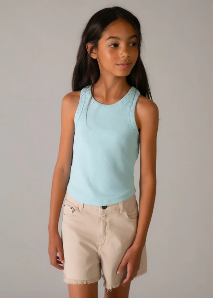 mayoral Μπλουζα τιραντες καναλε 26 6013 23 Γαλάζιο