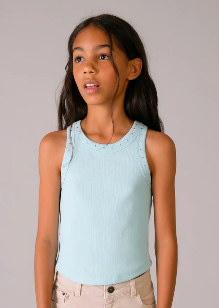 mayoral Μπλουζα τιραντες καναλε 26 6013 23 Γαλάζιο