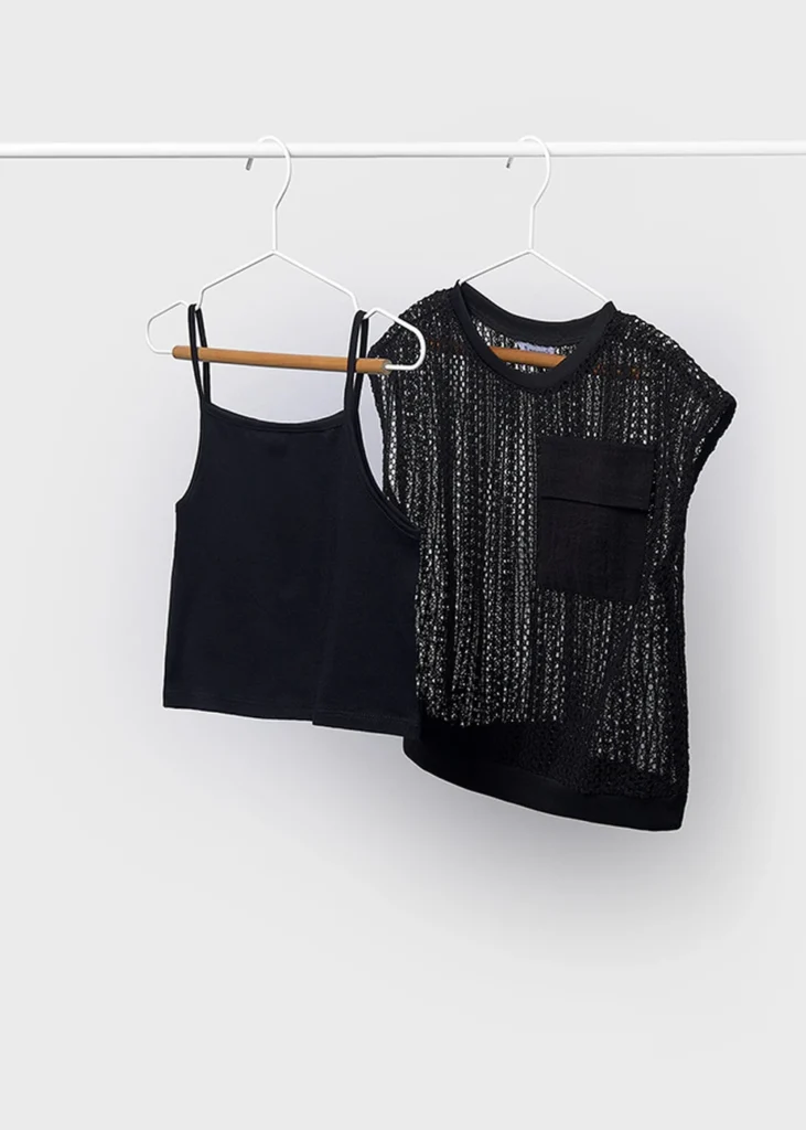 mayoral Διπλο σετ τσεπη 26 6160 62 Μαύρο