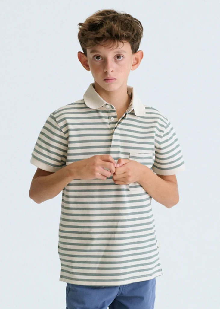 mayoral Πολο κοντομανικο τσεπακι 26 6164 59 Πράσινο ανοιχτό