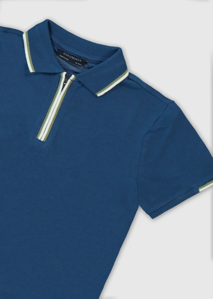 mayoral Πολο κοντομανικο φερμουαρ 26 6166 68 Μπλε σκούρο