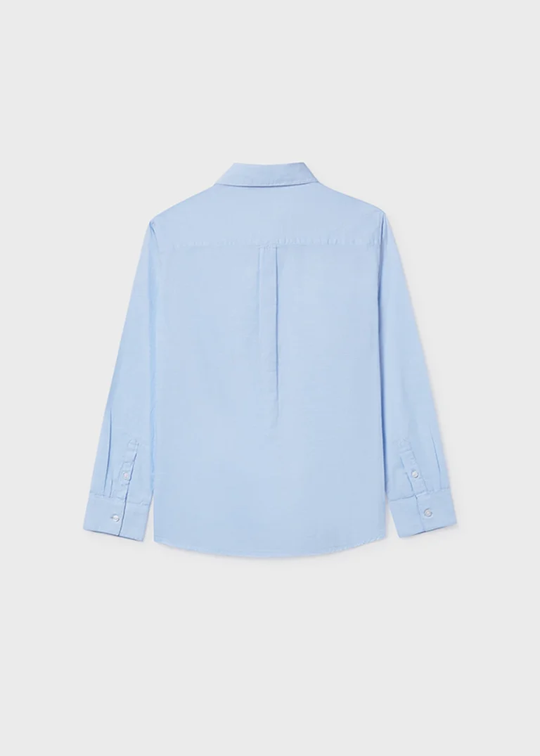 mayoral Πουκαμισο μακρυμανικο γιακας 26 6174 19 Λευκό