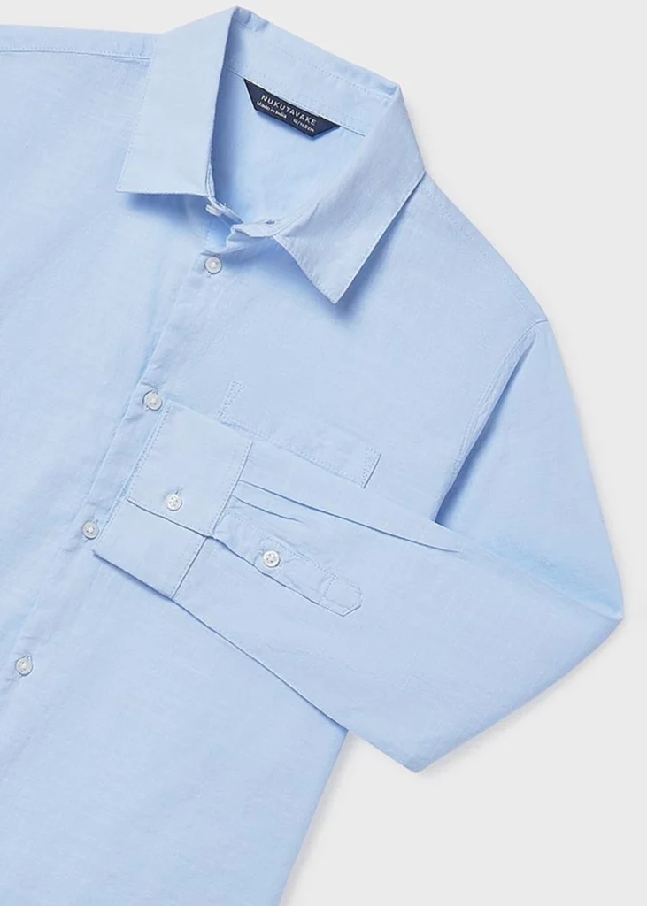 mayoral Πουκαμισο μακρυμανικο γιακας 26 6174 19 Λευκό