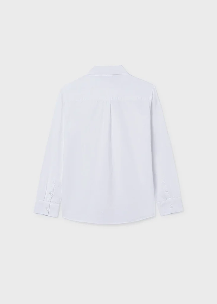 mayoral Πουκαμισο μακρυμανικο γιακας 26 6174 19 Λευκό