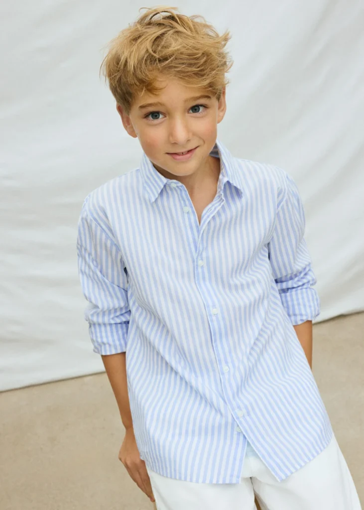 mayoral Πουκαμισο μακρυμανικο γιακας 26 6175 92 Σταμπωτό