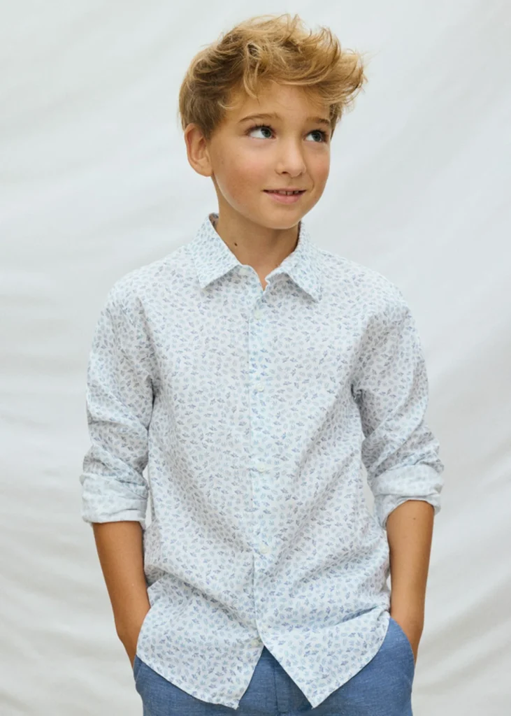 mayoral Πουκαμισο μακρυμανικο γιακας 26 6175 92 Σταμπωτό