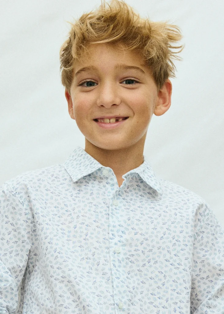 mayoral Πουκαμισο μακρυμανικο γιακας 26 6175 92 Σταμπωτό