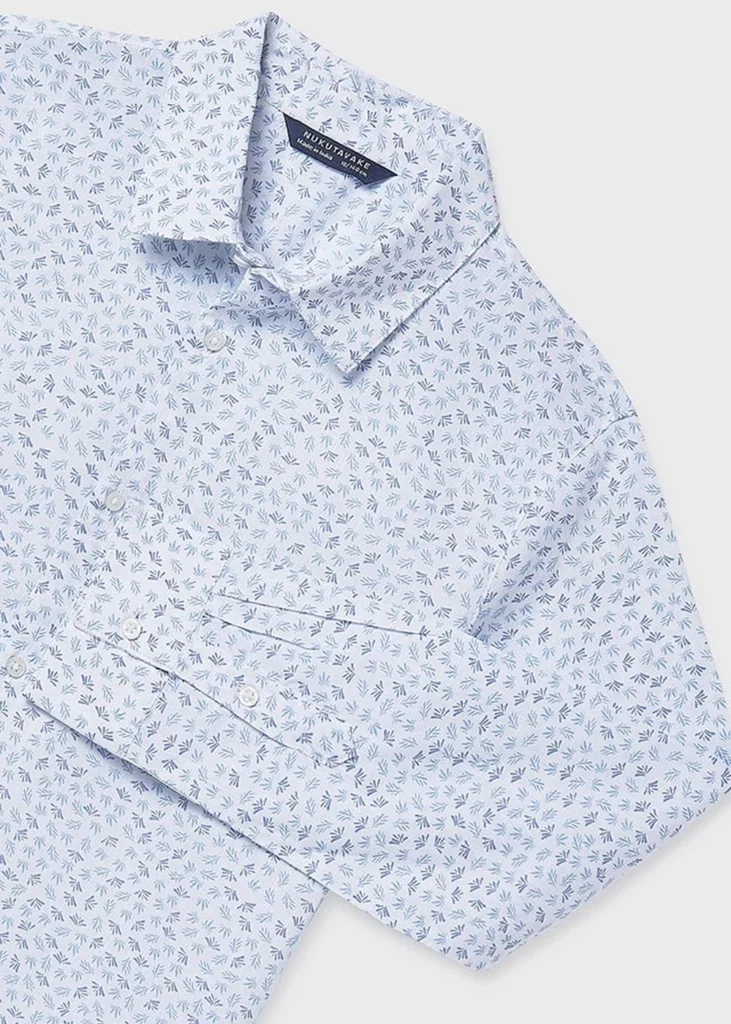 mayoral Πουκαμισο μακρυμανικο γιακας 26 6175 92 Σταμπωτό