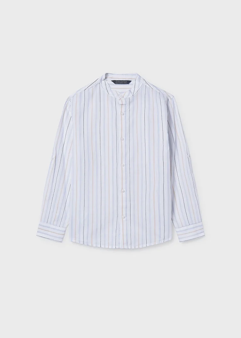 mayoral Πουκαμισο μακ/κο γιακας mao 26 6176 13 Γαλάζιο