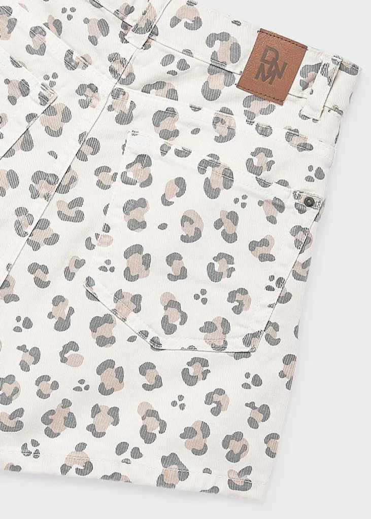 mayoral Παντελονι κοντο καπαρτινε φαν 26 6204 51 Εκρού