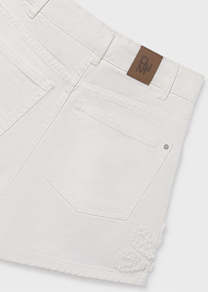 mayoral Παντελονι κοντο καπαρτινε φαν 26 6204 51 Εκρού