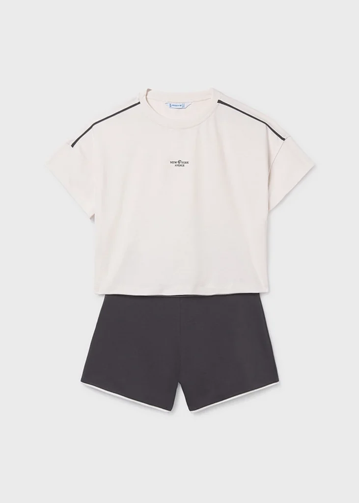 mayoral Σετ σορτς μακο βισκοζη 26 6209 83 Μπεζ σκούρο