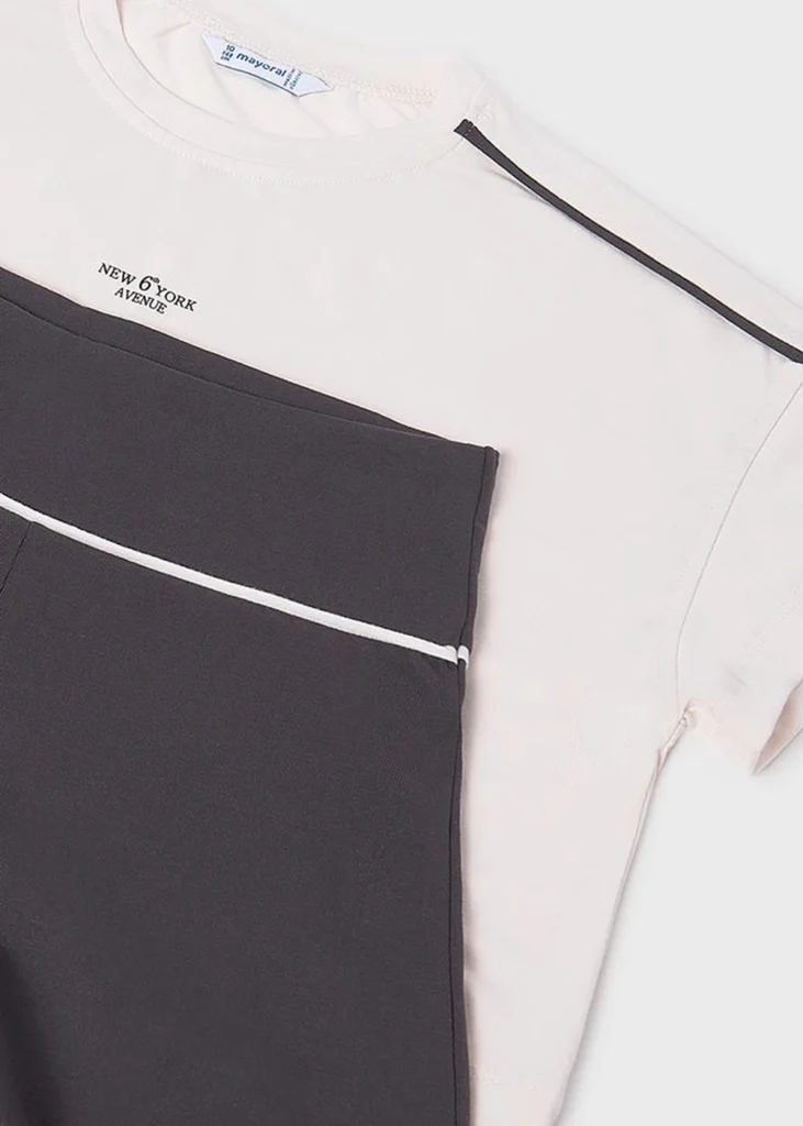 mayoral Σετ σορτς μακο βισκοζη 26 6209 83 Μπεζ σκούρο