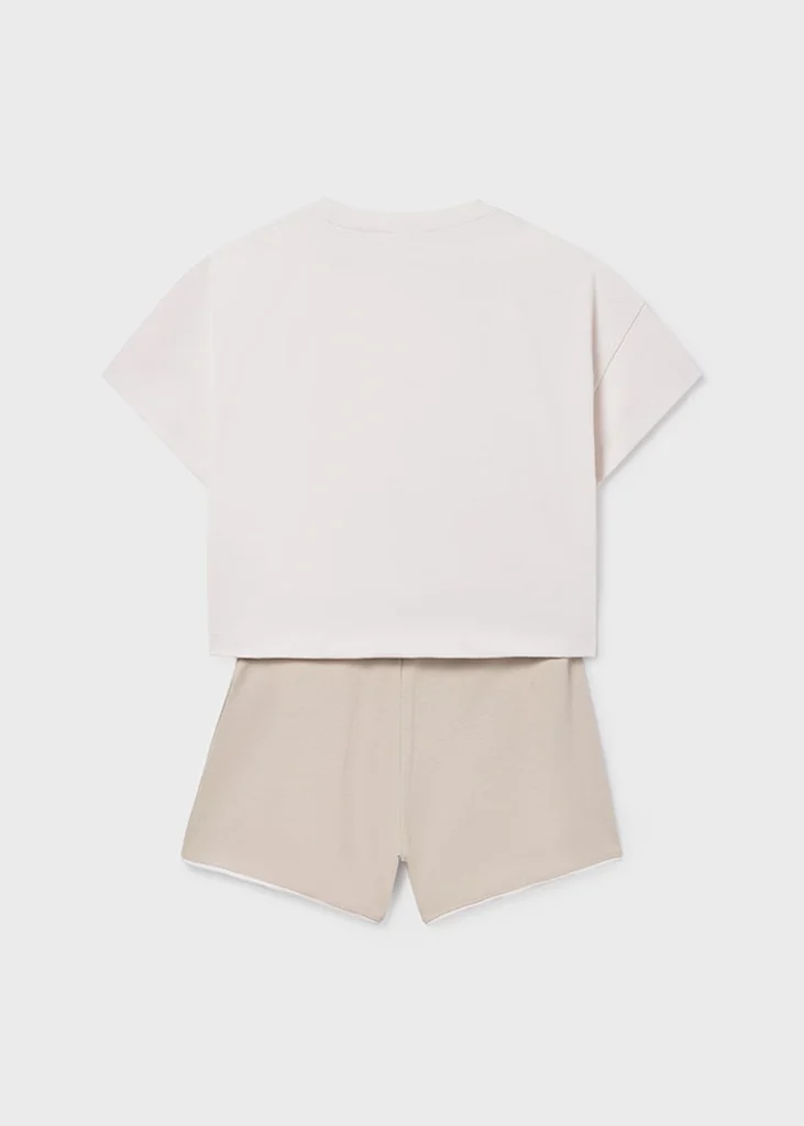 mayoral Σετ σορτς μακο βισκοζη 26 6209 83 Μπεζ σκούρο
