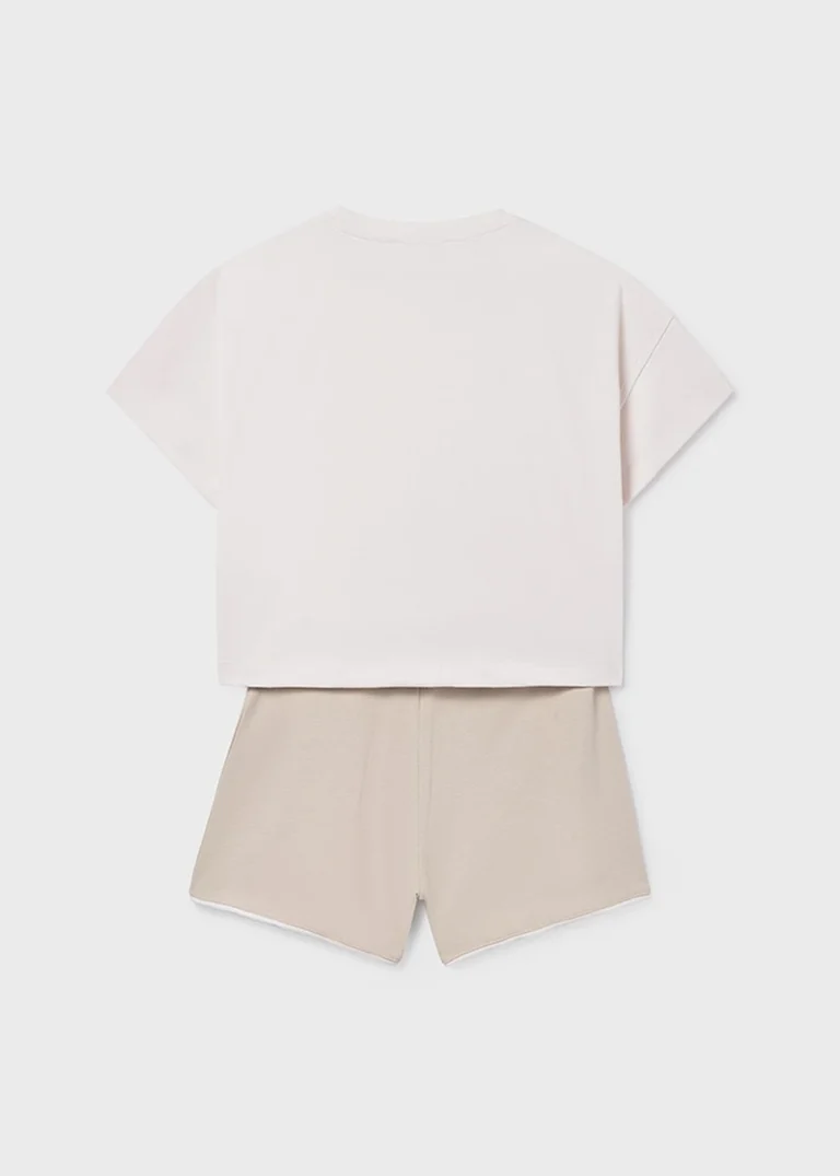 mayoral Σετ σορτς μακο βισκοζη 26 6209 83 Μπεζ σκούρο