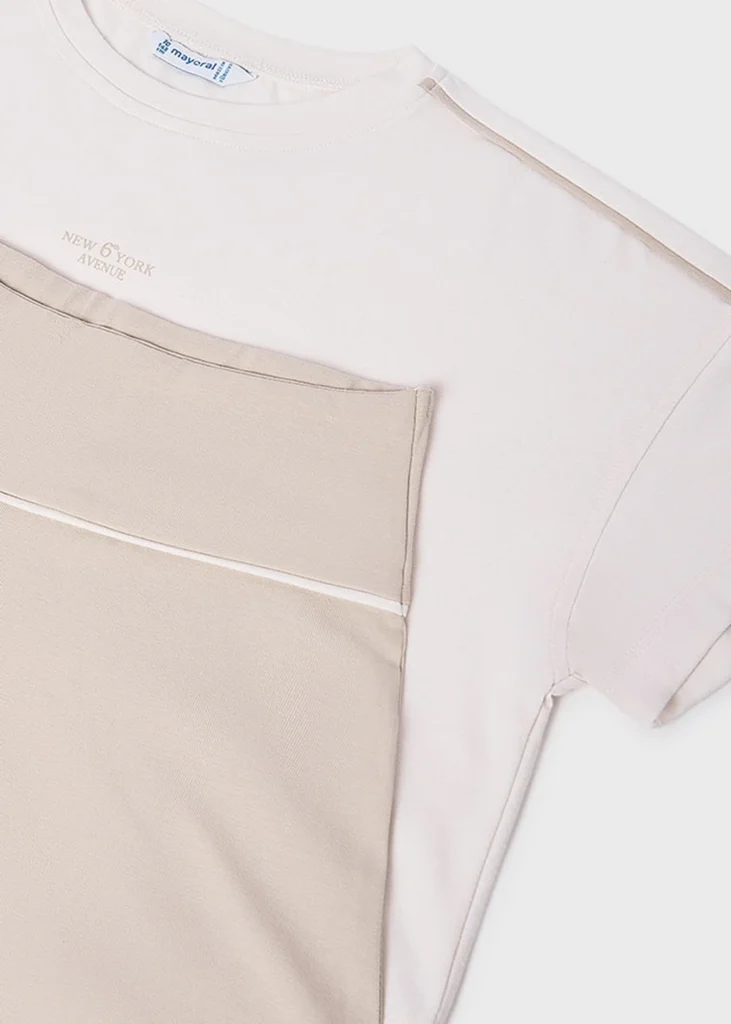 mayoral Σετ σορτς μακο βισκοζη 26 6209 83 Μπεζ σκούρο