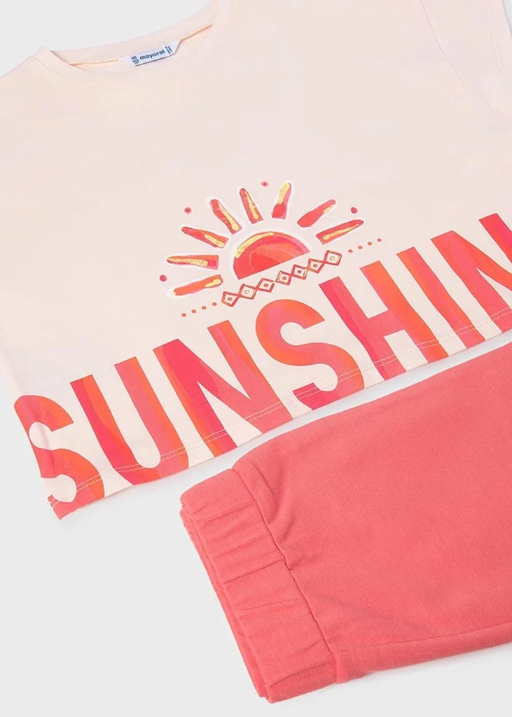 mayoral Σετ σορτς σχεδιο 26 6211 86 Ροζ σομόν