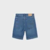 mayoral Βερμουδα soft denim 5τσεπη 26 6217 28 Πετροπλυμένο Τζιν