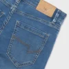 mayoral Βερμουδα soft denim 5τσεπη 26 6217 28 Πετροπλυμένο Τζιν
