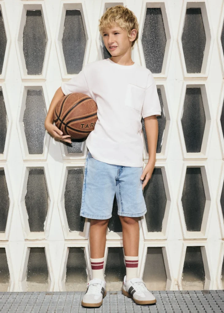 mayoral Βερμουδα soft denim 5τσεπη 26 6217 28 Πετροπλυμένο Τζιν