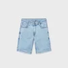 mayoral Βερμουδα soft denim 5τσεπη 26 6217 28 Πετροπλυμένο Τζιν