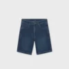 mayoral Βερμουδα soft denim 5τσεπη 26 6217 28 Πετροπλυμένο Τζιν