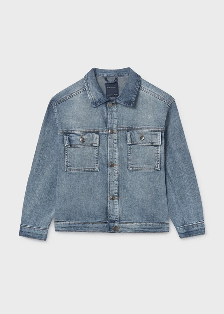 mayoral Τζακετ denim 26 6415 5 Πετροπλυμένο Τζιν