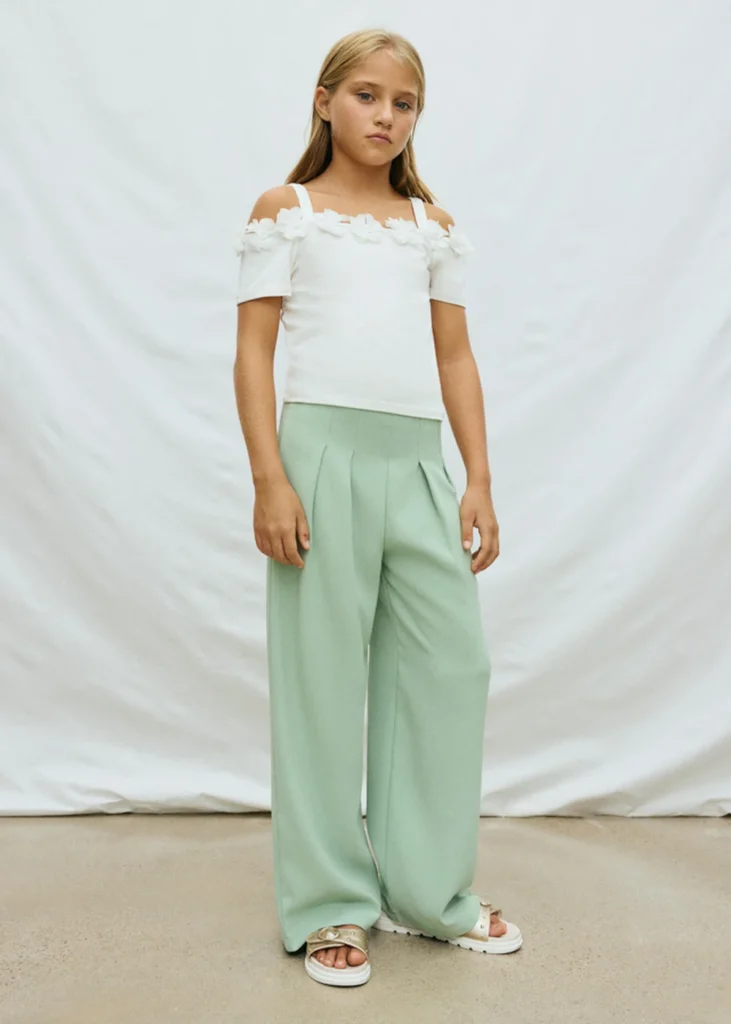 mayoral Παντελονι μακρυ κρεπ 26 6548 94 Πράσινο